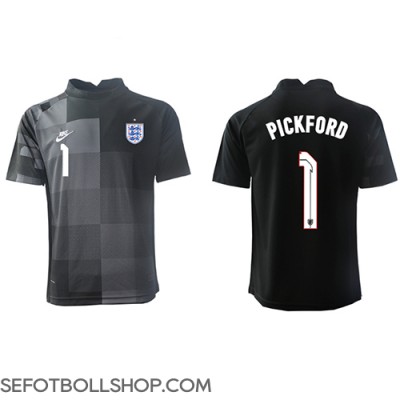 Billiga England Jordan Pickford #1 Målvakt Hemma fotbollskläder VM 2022 Kortärmad